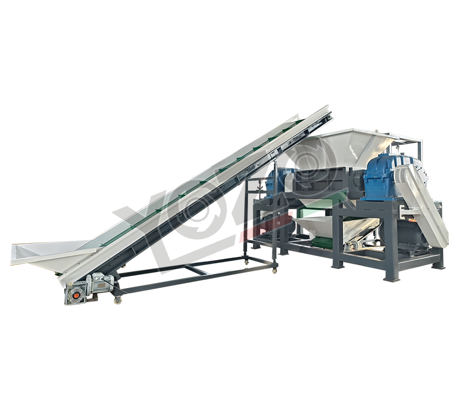 雙軸撕碎(驅動方式:電機或是液壓)